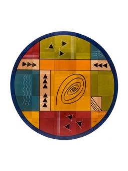 מחצלת רצפה עגולה Modernini מאת Kakadu Art | קישוטים לבית