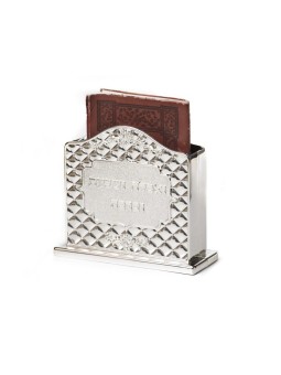 Porte Birkon Plaqué Argent Laqué avec Diam... | Décorations de table