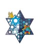 Dorit Judaica Wall Art Étoile de David et P... | Tentures murales par Dorit