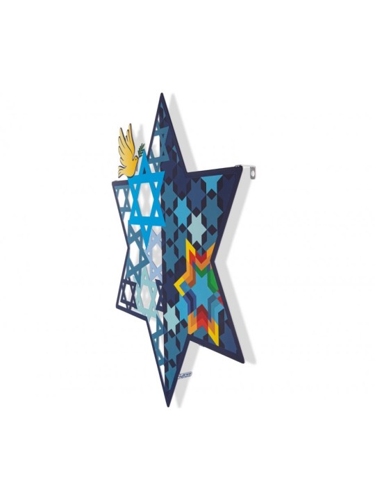 Dorit Judaica Wall Art Star of David and P... | Wall Hangings by Dorit
