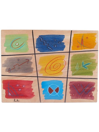 Rectangular Placemat Domino by Kakadu Art | Table Decorations