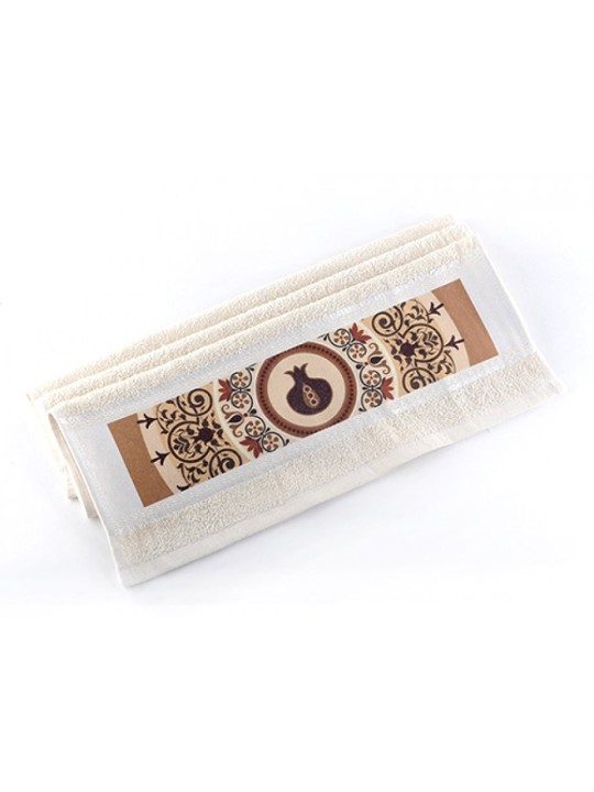 Dorit Judaica Netilat Yadayim Serviette à main Grenade... | Serviettes par Dorit