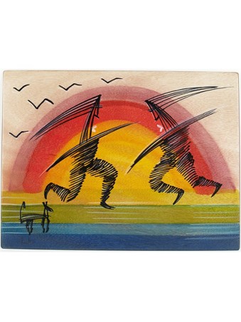 Spectacle de sets de table rectangulaires par Kakadu Art | Décorations de table