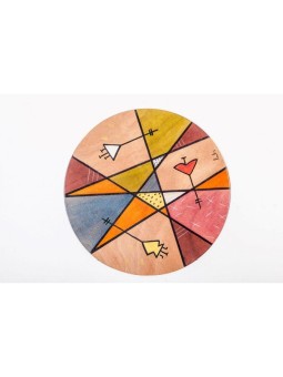 Set de table rond Terre par Kakadu Art | Décorations de table