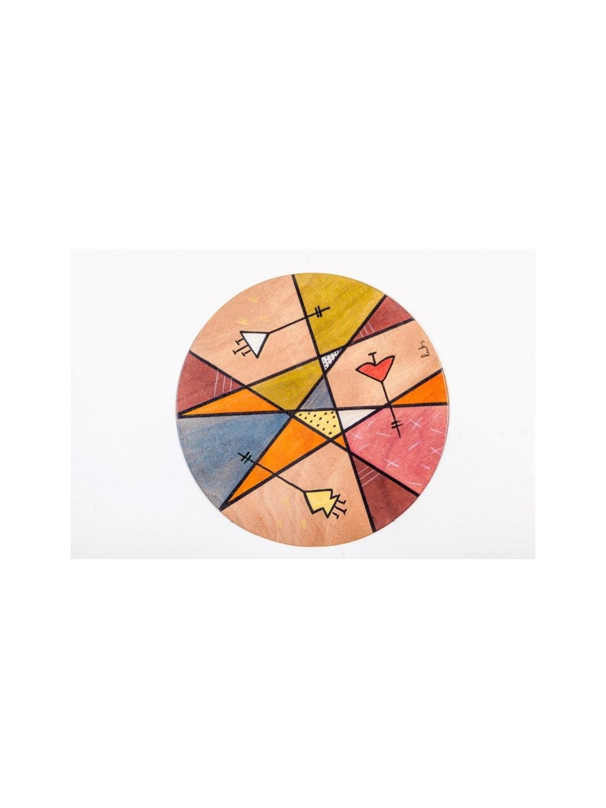 Placemat עגול אדמה מאת Kakadu Art | קישוטי שולחן