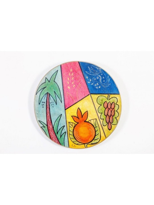 Placemat עגול Holy Triple מאת Kakadu Art | קישוטי שולחן