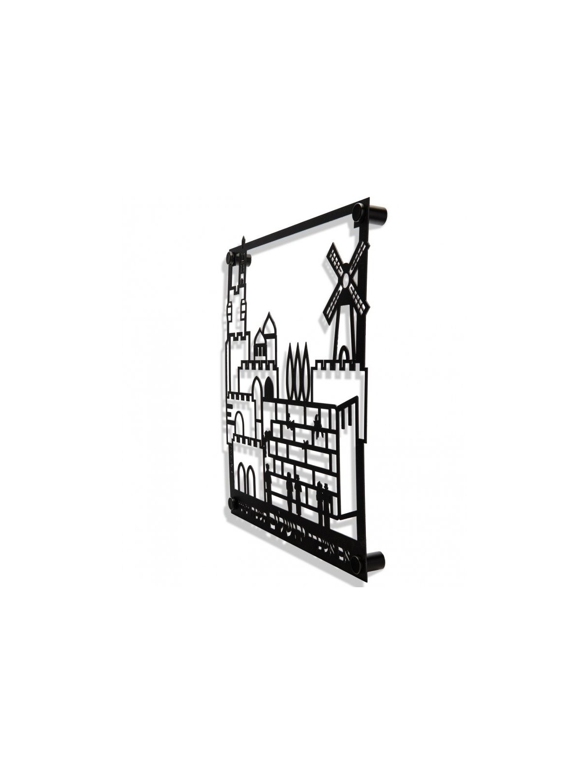 Plaque murale Dorit Judaica découpée à Jérusalem... | Lettres flottantes par Dorit