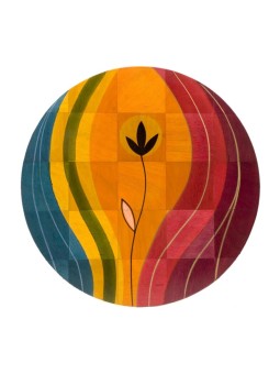 Round Floor Mat Sunset by Kakadu Art | House Decorations