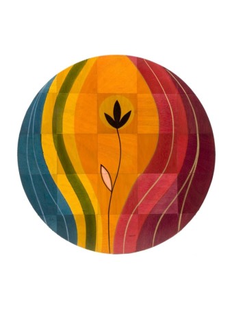 Round Floor Mat Sunset by Kakadu Art | House Decorations