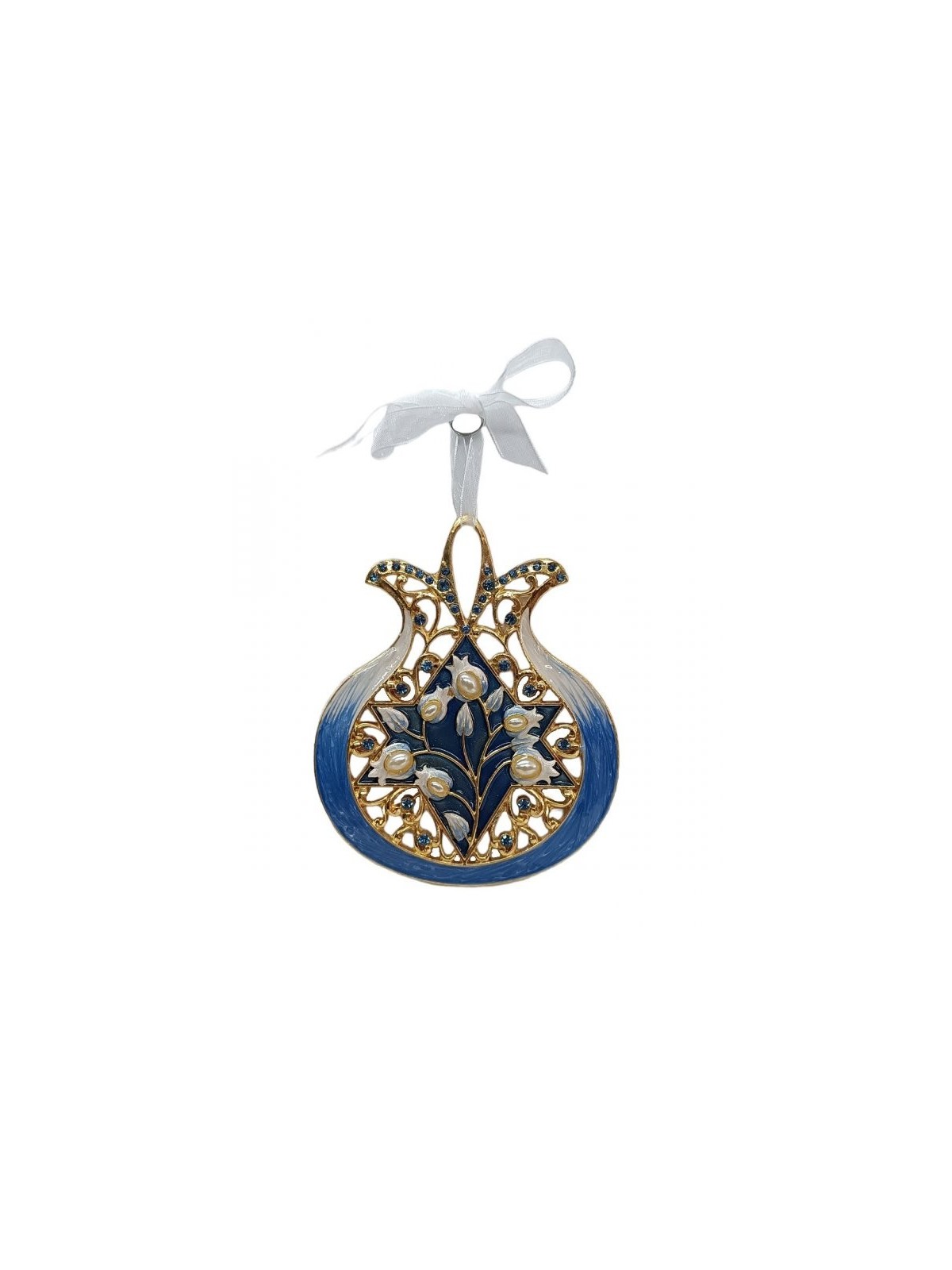 Gleaming Pomegranate Wall Hanging with Crystals Sta... | Wall Hangings
