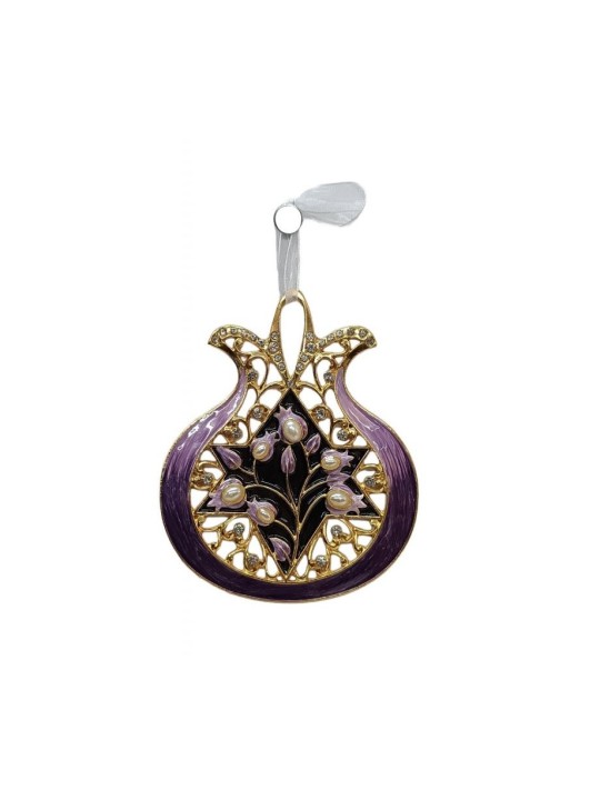 Gleaming Pomegranate Wall Hanging with Crystals Sta... | Wall Hangings