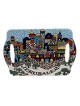 Ceramic Serving Tray with Jerusalem View in Col... | House Decorations