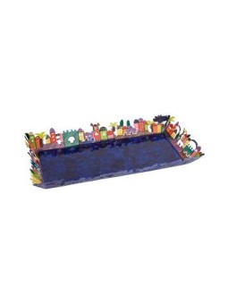 Yair Emanuel Hand Painted Serving Tray %96 Cuto... | Table Decorations