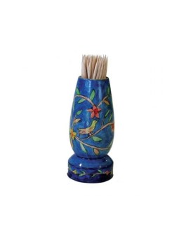 Support cure-dents en bois coloré Yair Emanuel avec... | Décorations de table