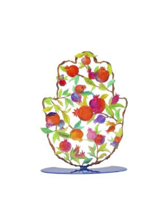 Yair Emanuel Hamsa Sculpture on Stand Pencil Dr... | Table Decorations