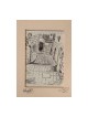 YehuditsArt Croquis imprimé d’une ruelle étroite... | Cadeau juif d'Israël