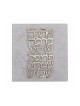 Plaque murale Dorit Judaica en acier inoxydable... | Lettres flottantes par Dorit