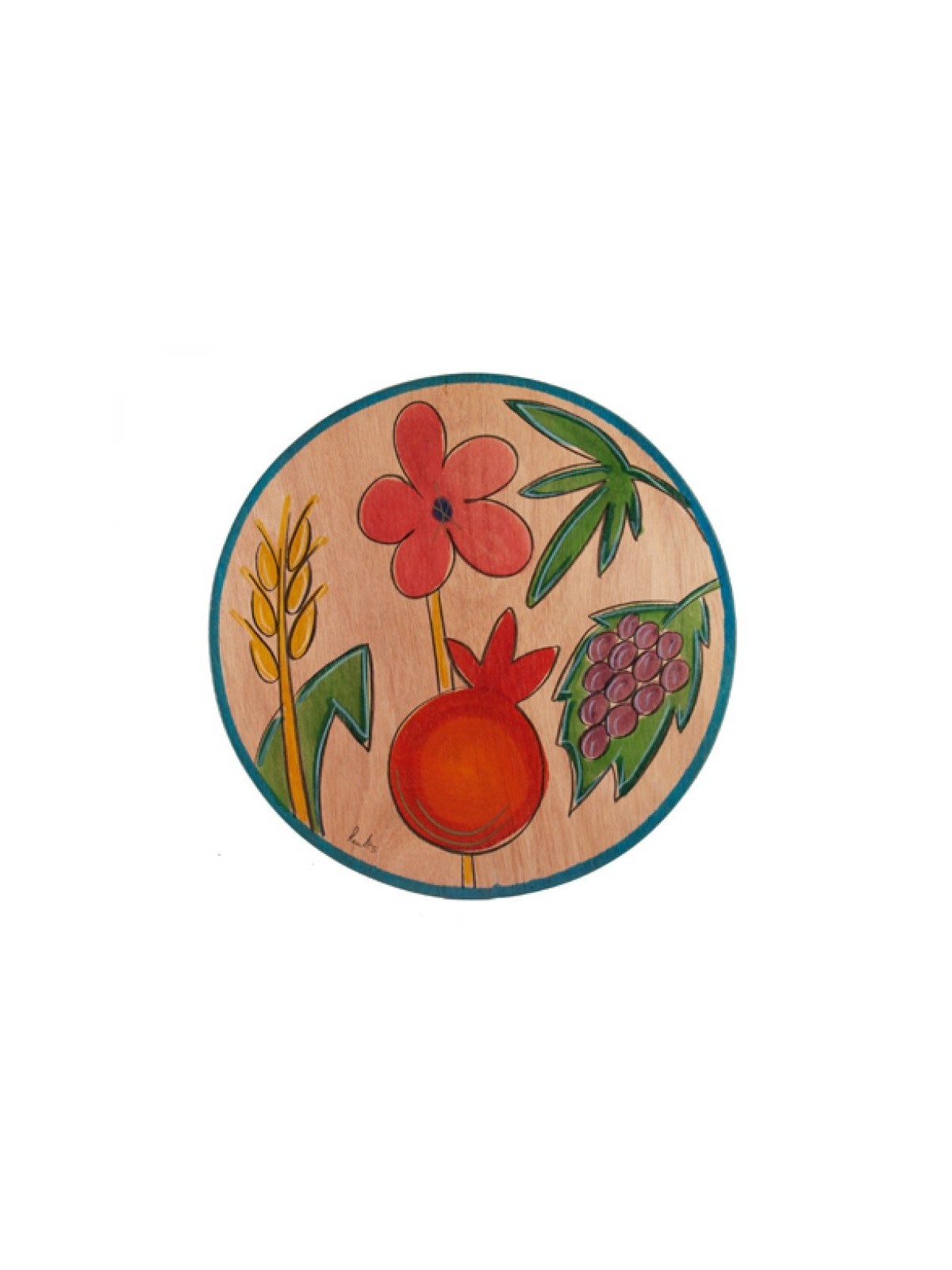Set de table rond Plantes sacrées par Kakadu Art | Décorations de table