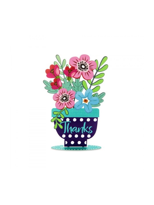 Dorit Judaica Colorful Flower Sculpture with Wo... | Table Decorations