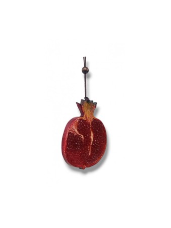 Ruby Red Pomegranate Wall Hanging Polyresin | Wall Hangings