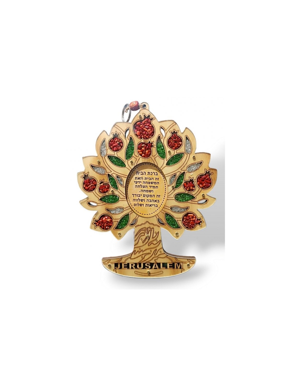 Wood Wall Hanging Colorful Tree of Life with Leafy ... | Wall Hangings
