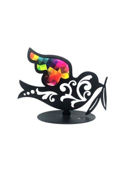 Iris Design Table or Shelf Sculpture Colorful D... | Table Decorations