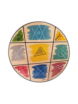 Round Placemat Domino by Kakadu Art | Table Decorations