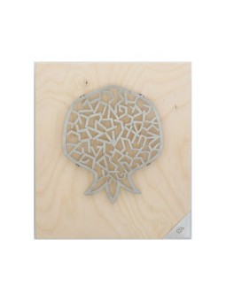Shraga Landesman Birchwood and Steel Wall Hangi... | House Decorations