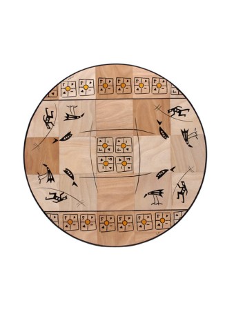 מחצלת רצפה עגולה טבע מאת Kakadu Art | קישוטים לבית