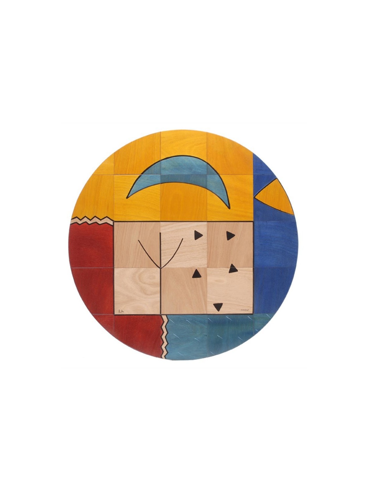 Tapis de sol rond Forma par Kakadu Art | Décorations de maison