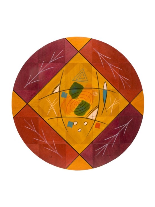 Tapis de sol rond Dream Field par Kakadu Art | Décorations de maison