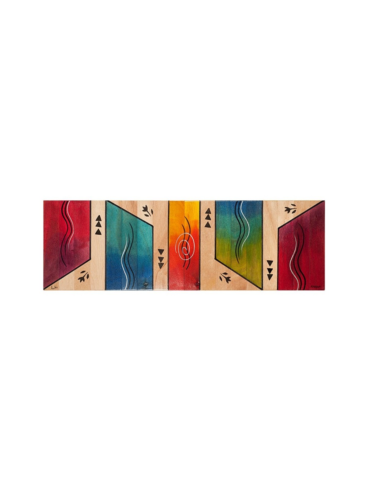 שולחן רץ Ikat מאת Kakadu Art | קישוטי שולחן