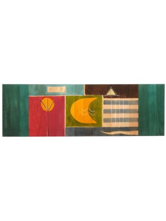 Table Runner Yellow Moon by Kakadu Art | Table Decorations