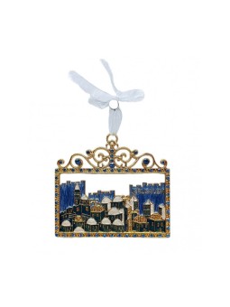 Gleaming Wall Decoration Jerusalem Images in Frame ... | Wall Hangings
