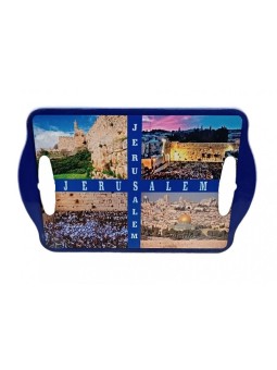 Ceramic Serving Tray with Four Colorful Famous ... | House Decorations