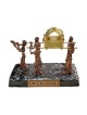 Sculpture of Shofar Blower Holy Ark Carried on Poles %9... | Figurines