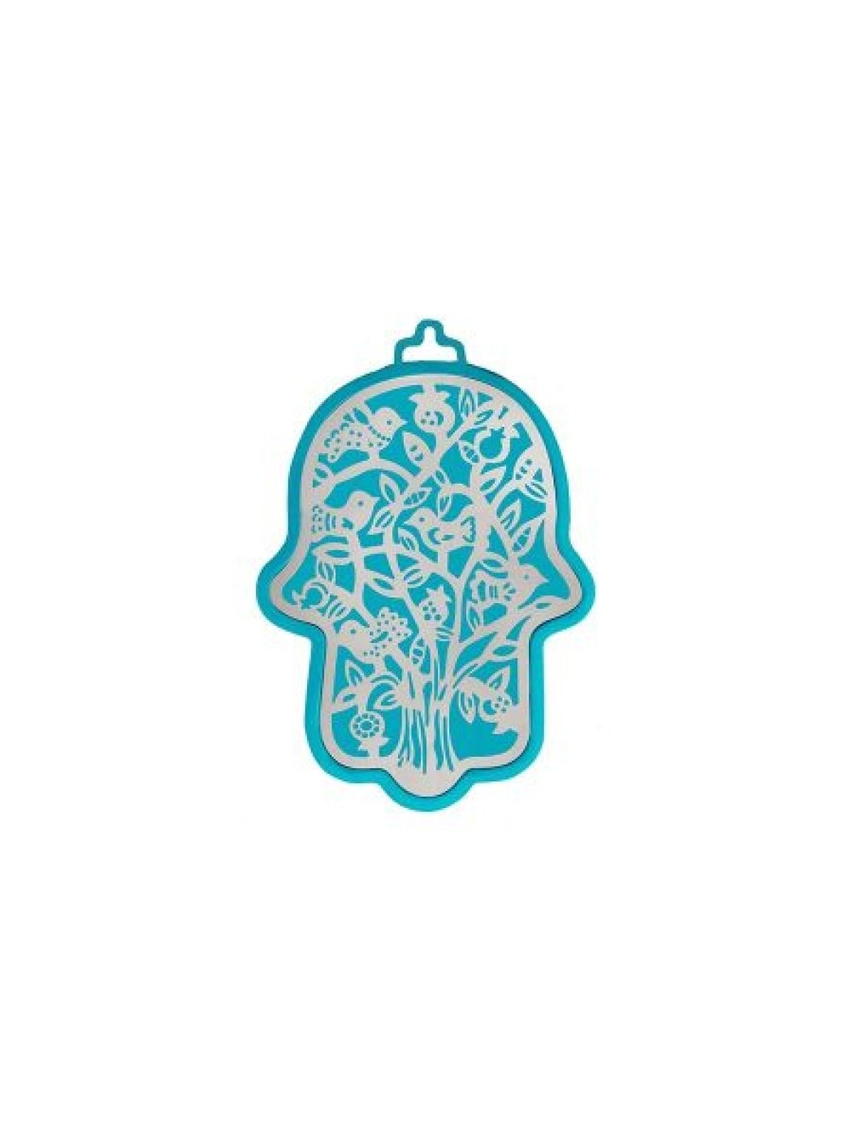 Yair Emanuel Mur Hamsa Superposition d'Arbre Découpé... | Hamsas par Emanuel