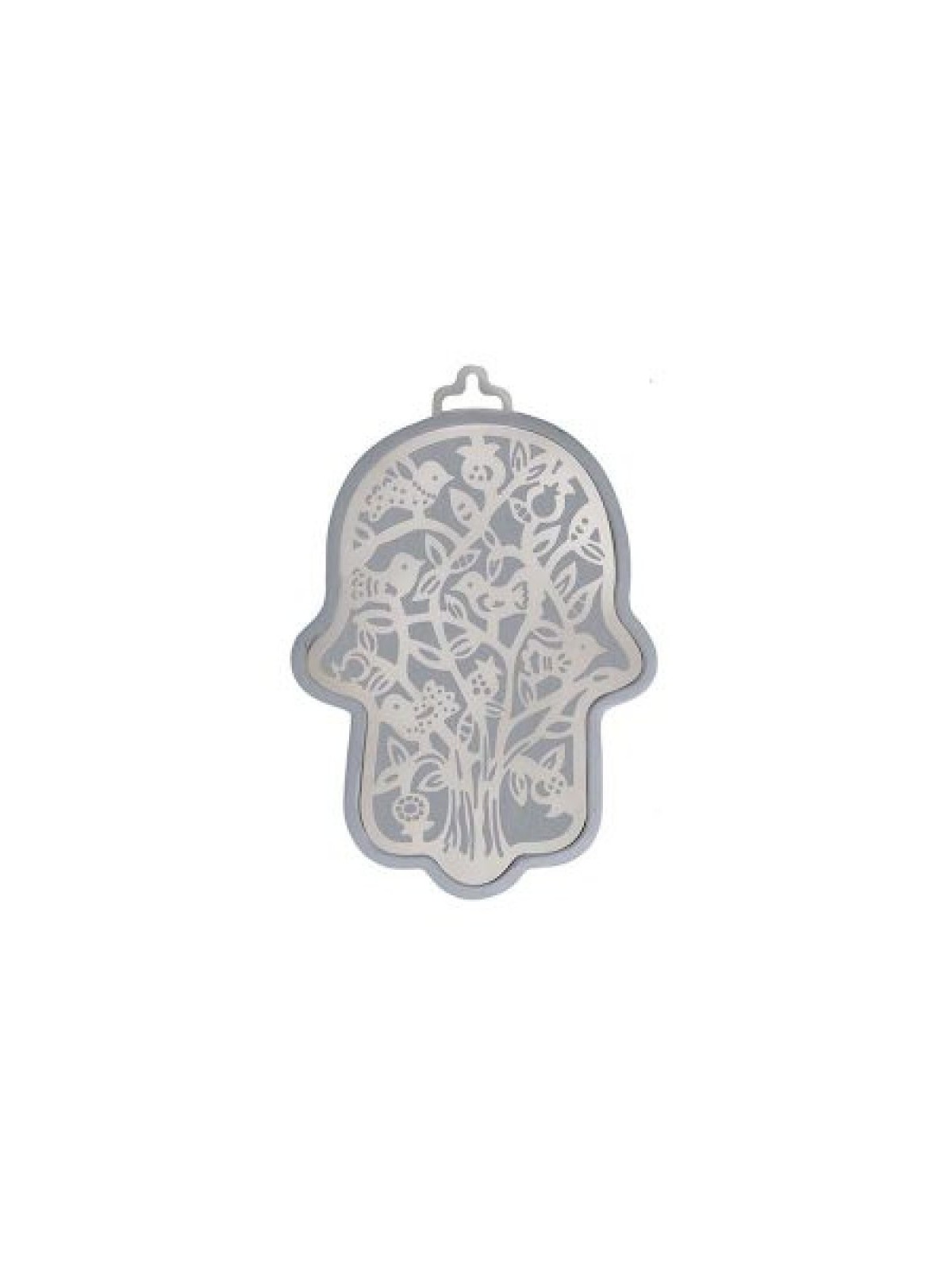 Yair Emanuel Mur Hamsa Superposition d'Arbre Découpé... | Hamsas par Emanuel