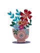 Pot de fleurs coloré sur pied Dorit Judaica... | Décorations de table
