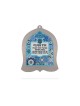 Dorit Judaica Plaque murale en forme de cloche Bleu... | Tentures murales par Dorit