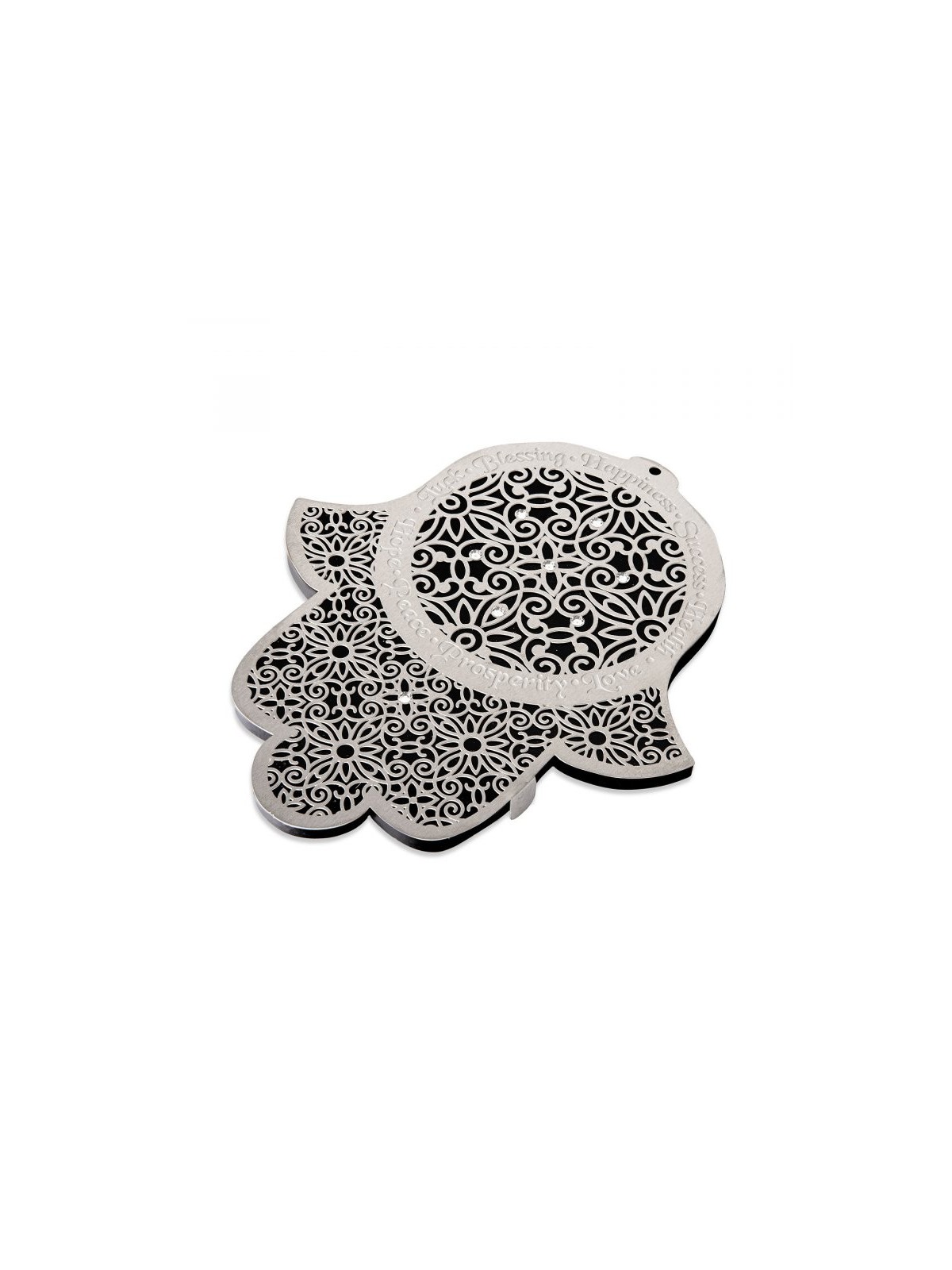 Dorit Judaica Mur Hamsa avec Dentelle Design Cristaux En... | Mains Hamsa