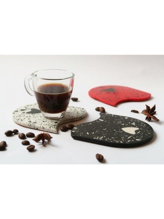 Graciela Noemi Handcrafted Pair of Coasters Ter... | Table Decorations