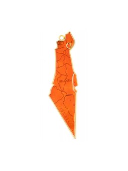Carte décorative d'Israël à suspendre au mur en émail... | Décorations de maison