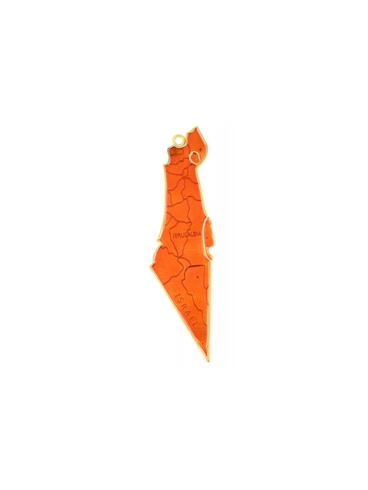 Carte décorative d'Israël à suspendre au mur en émail... | Décorations de maison