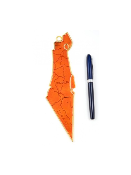 Carte décorative d'Israël à suspendre au mur en émail... | Décorations de maison