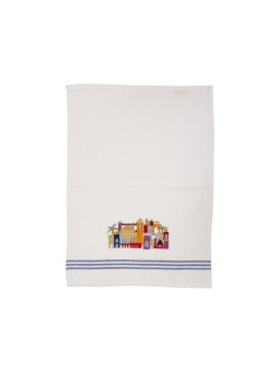 Yair Emanuel Netilat Yadayim Towel Embroidered ... | Towels by Emanuel