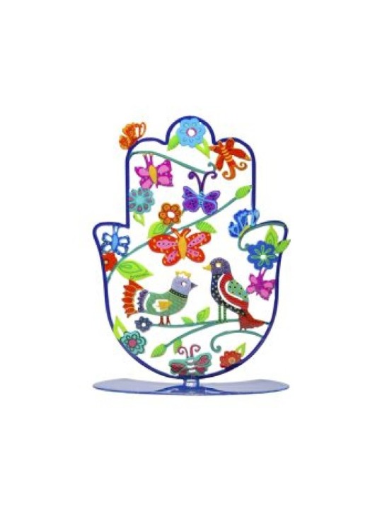 Yair Emanuel Hamsa Sculpture sur pied Oiseaux sur... | Décorations de table