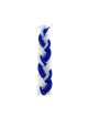 Mini deux en un tressé bleu et blanc Havdalah... | Bougies de la Havdala