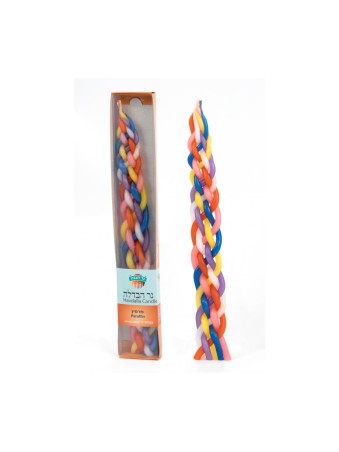 Handmade Braided Paraffin Wax Havdalah Candle Co... | Havdalah Candles