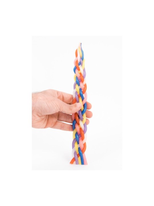 Bougie Havdalah en cire de paraffine tressée à la main... | Bougies de la Havdala